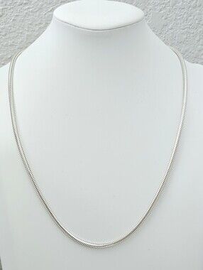 Silpada Very Rare Sterling Silver Thick 20" Snake Chain N0622